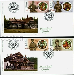 2021 Royal hobby,Hunting mansion,Peles Castle vitrals,Kings,Romania7952,spec.FDC - Picture 1 of 1