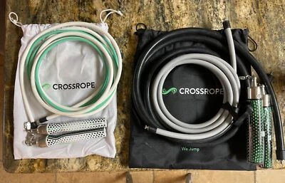 Conjunto de cordas de salto pesadas Crossrope (4) (usado) - Imagem 1 de 3