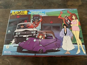 LUPIN Ⅲ 1/24 Studio Ghibli MESSERSCHMITT KR200 & FUJIKO, GOEMON, ZENIGATA RARE - Picture 1 of 7