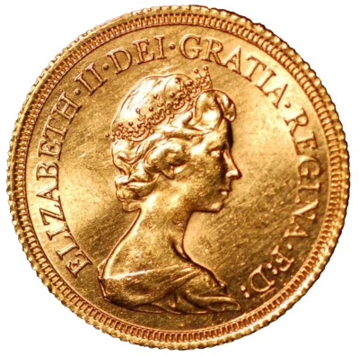 Great Britain Elizabeth II Sovereign Gold 1978 KM#919 15241 - Image 1 of 2