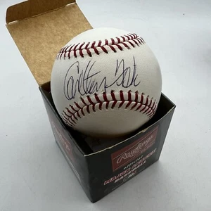 CARLTON FISK Signed AUTOGRAPHED Auto ROMLB Baseball MLB HOF Sticker COA - Picture 1 of 3