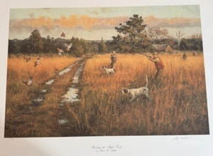 “Shooting The High Field” Wildlife Art Print By Robert K. Abbett S/N LE 79/950 - Picture 1 of 5
