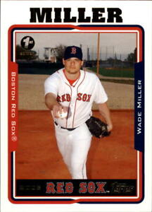 2005 Topps 1st Edition Boston Red Sox Baseball Card #580 Wade Miller