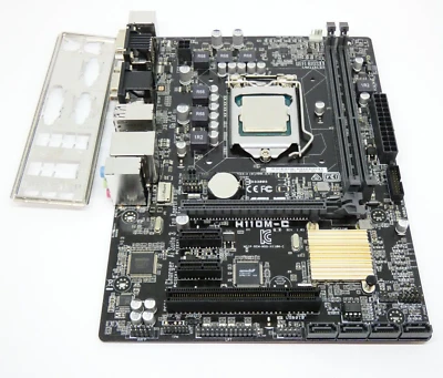 ASUS H110M-C socket 1151 con CPU Intel Pentium G4400 + escudo de E/S - Imagen 1 de 4