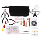 Jewelry Making Set Pliers Necklace Chain Open Ring Kit Beaded DIY Handicraft ◈