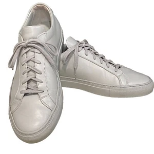 COMMON PROJECTS Men’s Sz 41 / 8 US Shoes Original Achilles Leather Sneakers Gray - Picture 1 of 18