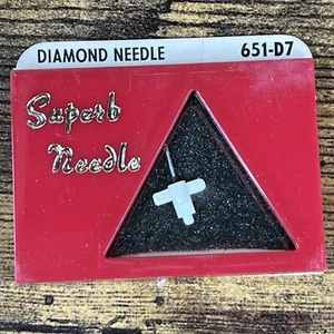 Hervorragende Nadel Vintage New Old Stock Vinyl Plattenspieler Diamond Needle 651-D7 - Bild 1 von 2