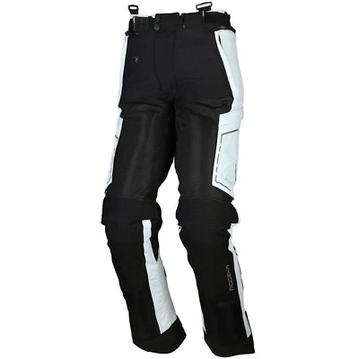 Modeka Motorradhose Khao Air schwarz/grau wasserdicht Kurz-, und Langgrößen - Bild 1 von 2