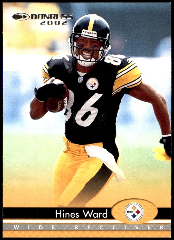 Hines Ward 2002 Donruss #149 Steelers NFL READ FREE SHIPPING AutographDen - Image 1 of 2
