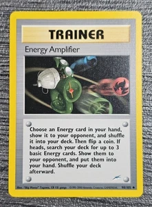 Amplificador de Energía Entrenador de Cartas Pokémon 98/105 Neo Destiny Poco Común WOTC - Imagen 1 de 2