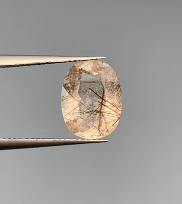 2.85ct rutile quartz oval cut from pakistan - Image 1 of 4