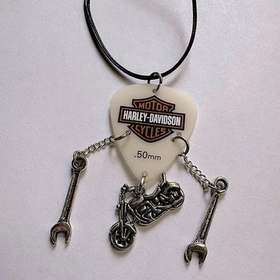Collar llave Harley Davidson para guitarra motocicleta motociclista nuevo sin etiquetas Foto 1 de 2