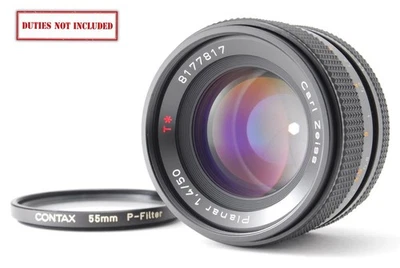 [Near MINT] Contax Carl Zeiss Planar T* 50mm f/1.4 MF Lens C/Y Mount From JAPAN - Image 1 of 4