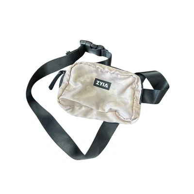 ZYIA Active by Vooray Fanny Pack Belt Bag Camo Beige Black Adjustable Strap - Image 1 of 4
