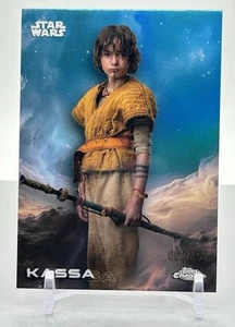 2025 Topps Chrome Star Wars 69 Kassa Blue Refractor/150 - Imagen 1 de 2