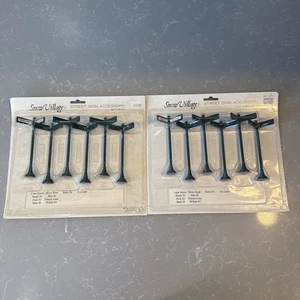 Dept 56 Snow Village Street Sign Accessory Set of #5167 NOS 6 Signs Sealed - Picture 1 of 4