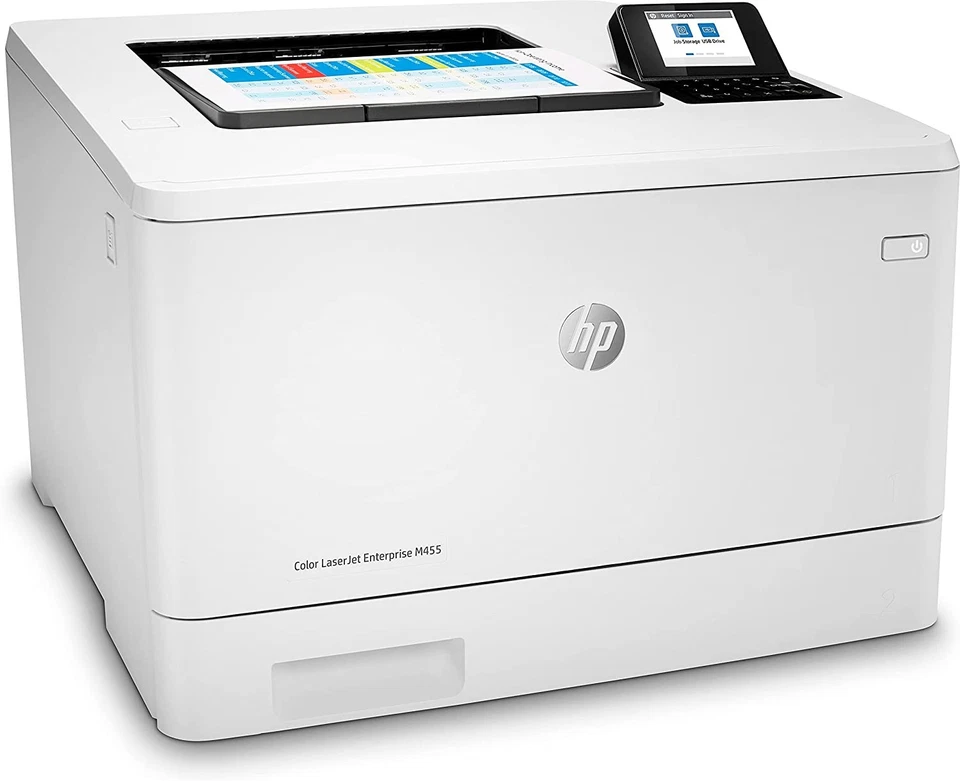 HP Color Laserjet Enterprise M455dn Farb Laserdrucker 600 x 600 LAN USB B-WARE - Bild 1 von 3