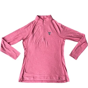 Peter Millar Damen Viertel-Reißverschluss Medium pink meliert UPF 50 Golf bestickt - Bild 1 von 10