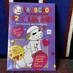 Vintage 90s Lamp Chop Valentines Day Cards Nos Vintage Valentines Cards - Picture 1 of 3