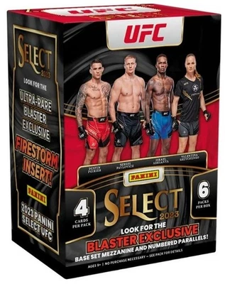 2023 PANINI SELECT UFC BLASTER BOX BLOWOUT CARDS - Image 1 of 2