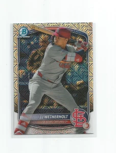 JJ WETHERHOLT (St. Louis) 2025 BOWMAN CHROME PROSPECTS MOJO REF CARD #BCP-241 - Picture 1 of 1