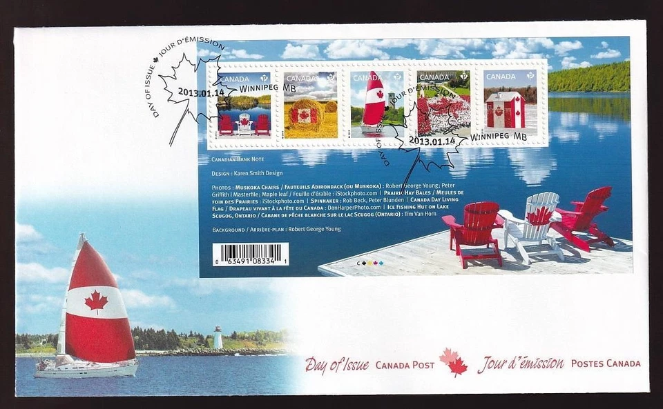 Canadá 2013 Canadian Pride, S/S FDC sc#2611 Foto 1 de 1