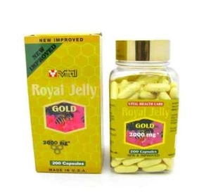 New Improved Super Extra Gold Royal Jelly (200 gels) - Boost Immune, Skin Beauty - Picture 1 of 1