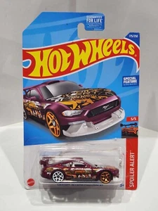 2022 Hot wheels Spoiler Alert Custom '18 Ford mustang GT Wine 175/250 5/5 - Picture 1 of 2
