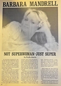 Country Western Performer 1980 Barbara Mandrell - Imagen 1 de 4
