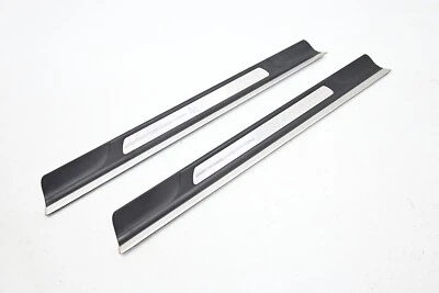 ⭐ 99-06 Bmw E46 Serie 3 2 puertas Juego de cubierta de placa de umbral de puerta de entrada inferior delantera OEM Foto 1 de 4