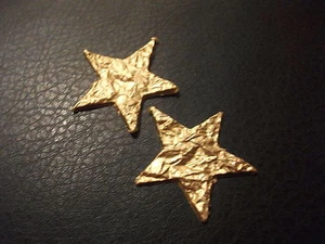 Wachsornament, Wachskunst, Stern - gold, Kerze selbst gestalten - Picture 1 of 1
