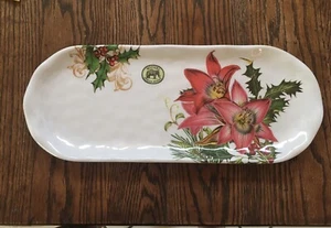 Michel Design Works Merry Christmas Melamine Serveware Accent Tray - Picture 1 of 4