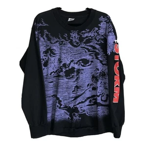 T-shirt concerto The Storm vintage 1992 Batten Down The Hatches taglia XL all over - Foto 1 di 6