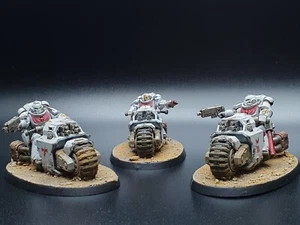 Warhammer 30k weiße Narben Outriders x3 #2 lackiert R3S2B2414 - Bild 1 von 10