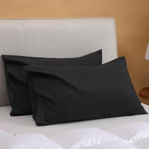 Pillow Cases Queen Size Set of 2, Brushed Microfiber Pillowcases 2 Pack with Env - Picture 1 of 11