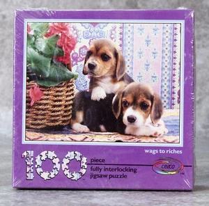 Vintage Ceaco Mini Jigsaw Puzzle 7 x 9 " Sealed Wags to Riches - Picture 1 of 1