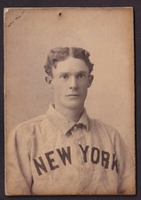 1903 George Browne New York Giants Vintage Cabinet Photo by Carl Horner