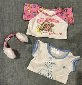 Build A Bear Girl Outfit Clothes Barbie Princess Cinderella Earmuffs Babw - Picture 1 of 2