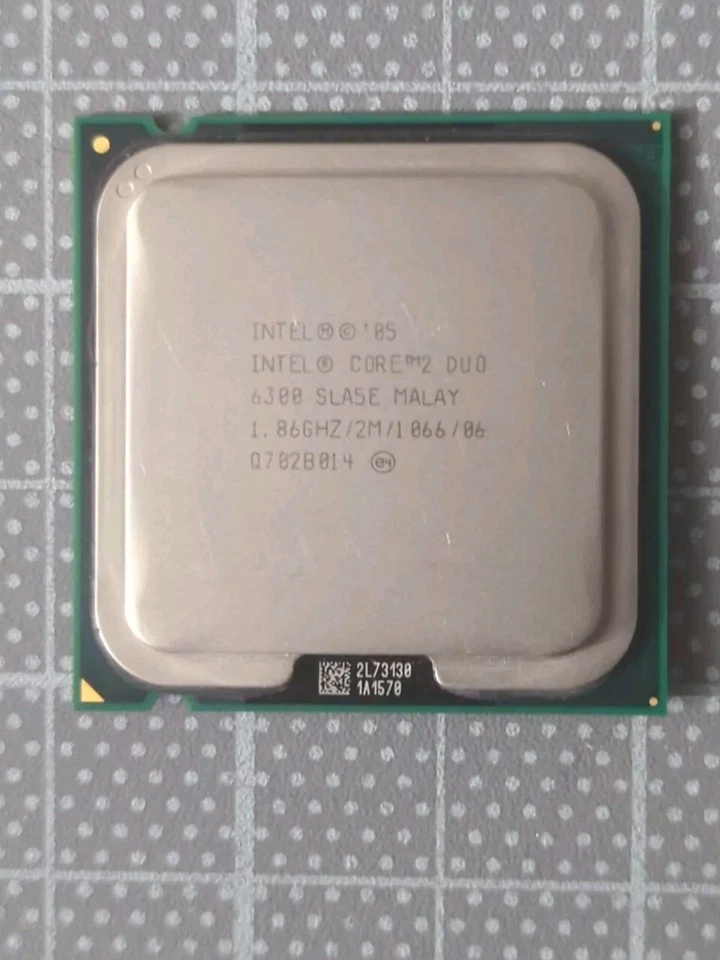 INTEL® CORE™2 DUO6300 SLA5E MALAY1.86GHZ/2M/1066/86Q702B014 (64) - Image 1 of 1