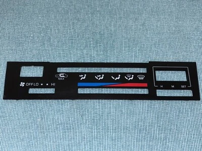 86 87 Toyota Celica GT GTS Calentador Ventilador Temp Climatizador Control Placa Frontal Lente Foto 1 de 4