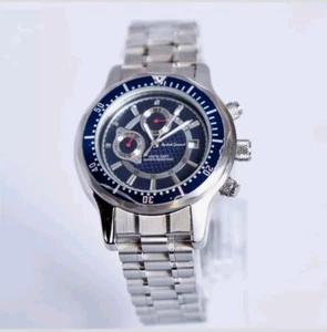 Andre Giroud Herren Automatik Blau Edelstahl Uhr - Bild 1 von 3