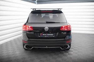 Difusor de copa enfoque trasero aspecto DTM para Volkswagen Touareg Mk2 faldón negro - Imagen 1 de 8