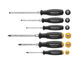 Swiss Tools PB 8249.DN SwissGrip Screwdriver Set, Slotted & Phillips, 6 pcs - Picture 1 of 5