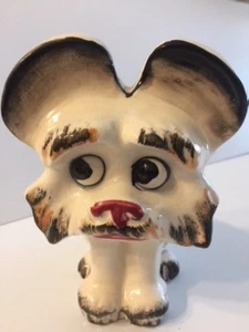 Ceramic Dog Flower Planter Good Clean Condition - Picture 1 of 5