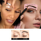 1/4 Sheet Eyebrow Shaper DIY Eyebrow Stamp Sticker Card Eye Makeup Stencils f