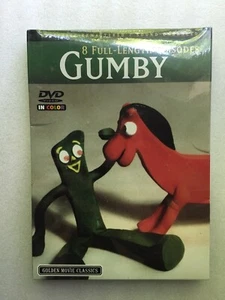 Gumby - 8 Full Length Episodes (DVD, 2004 Golden Movie Classics) NEW SEALED - Picture 1 of 2