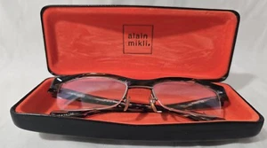 ALAIN MIKLI A 0657 65 lila/braun/schwarz 50/19/135 HALBRANDLOS BRILLENGESTELL - Bild 1 von 7