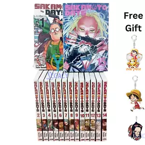 Sakamoto Days Manga Fumetto Versione Inglese Set Sciolto (Volume 1-17) Omaggio - Foto 1 di 15