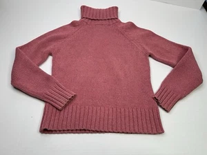Gap Rollkragenpullover Damen Medium Rosa Langarm Gerippt - Bild 1 von 9