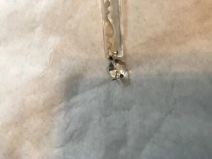 1 antique vintage spear Crystal Gothic Prism Chandelier sconce lamp Part Luster - Bild 1 von 11